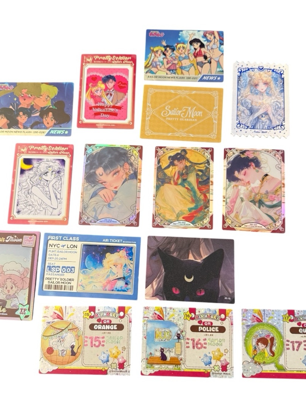 Brand New Sailor Moon 15 Card Lot
